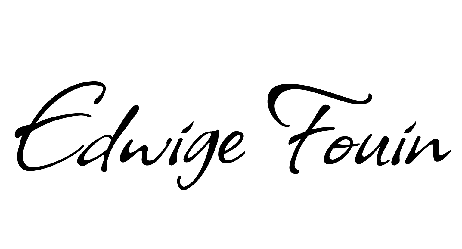 Signature Edwige Fouin